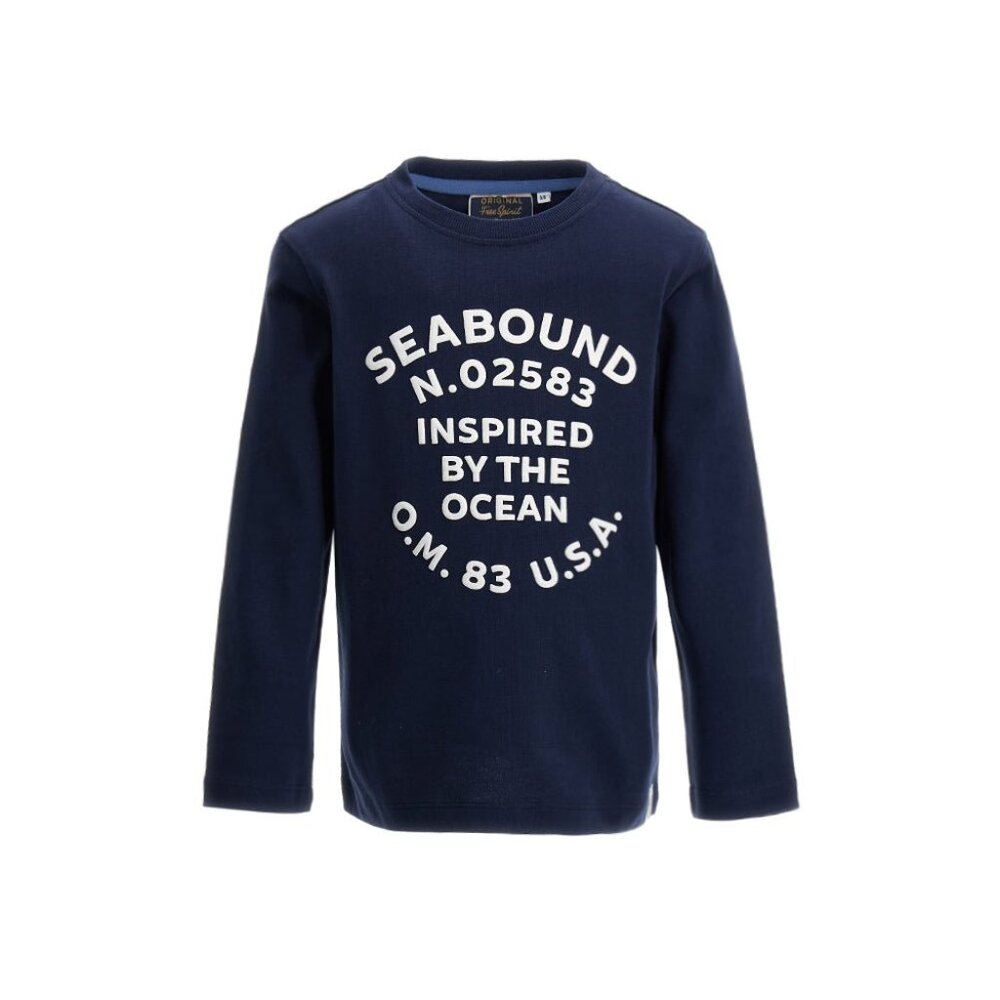 Original Marines,Italy - OCEAN-INSPIRED COTTON TEE - BOYS LONG SLEEVE T SHIRTS